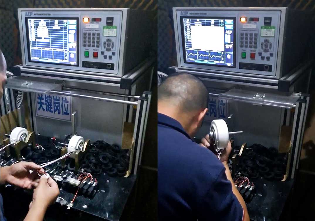 無刷電機測試儀應用現(xiàn)場