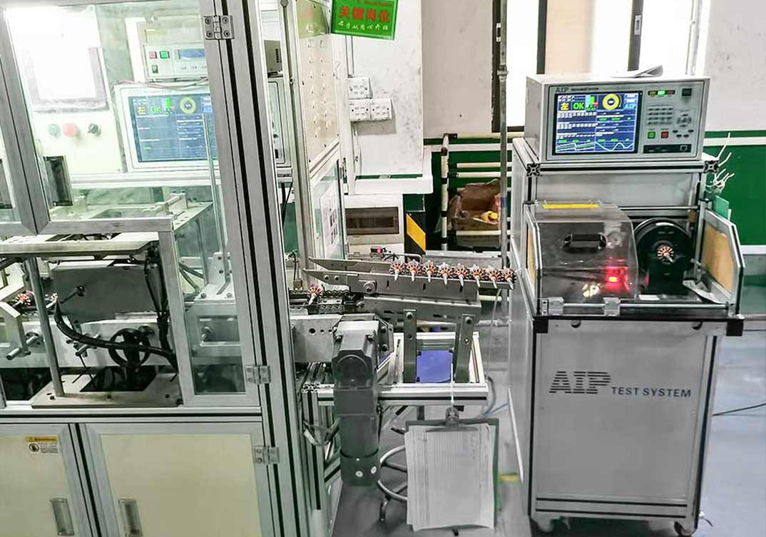 電樞轉子檢測設備應用現(xiàn)場